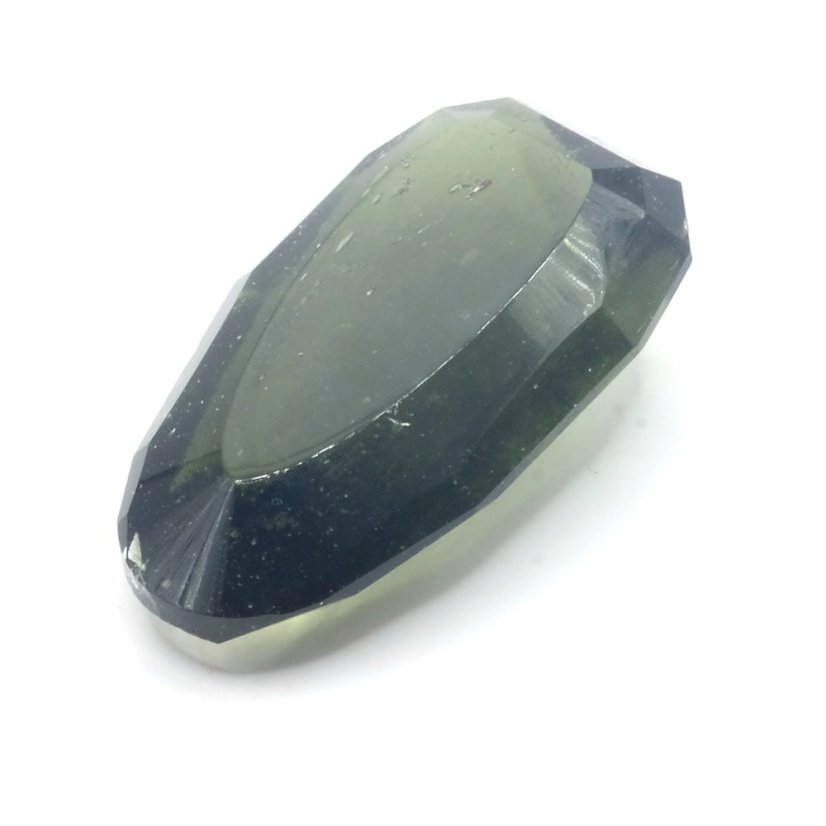 Moldavite cut - fantasy cut - 13.49 ct