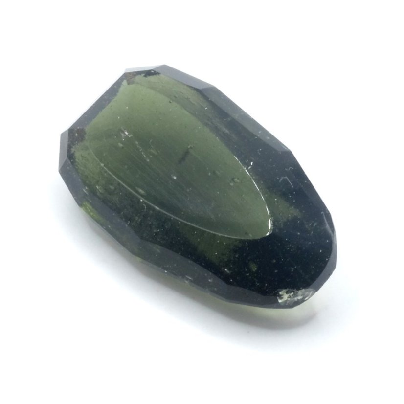 Moldavite cut - fantasy cut - 13.49 ct