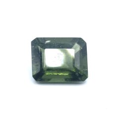 Moldavite cut - octagon - 2.621 ct