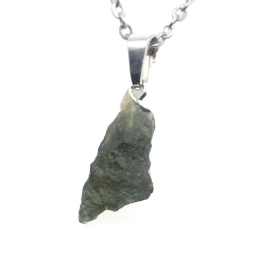 Pendant with Natural Moldavite 1.15g – A Jewel with a Cosmic Soul