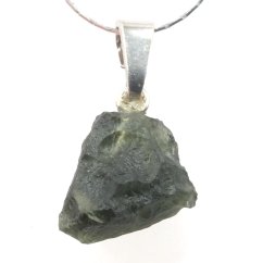 Vltavín přívěšek stříbro 1,68 gramů