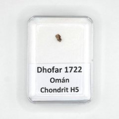 Kamenný meteorit - Dhofar 1722 - 0,04 gramů