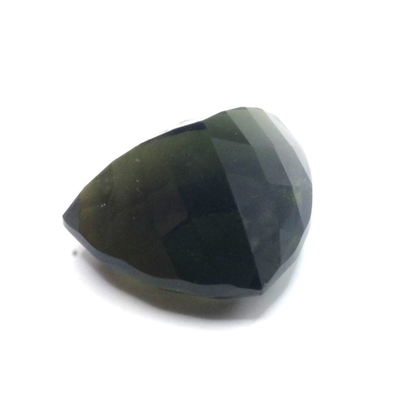 Moldavite cut - fantasy cut - 12.36 ct