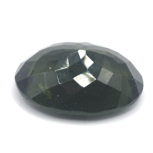 Vltavín broušený - oval briliant - 9,125 ct