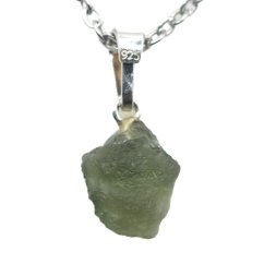 Pendant with Natural Moldavite 0.77g – A Jewel with a Cosmic Soul