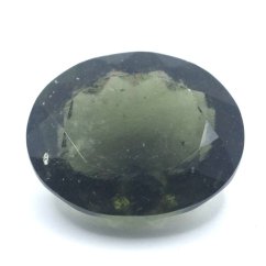 Vltavín broušený - oval briliant - 5,16 ct