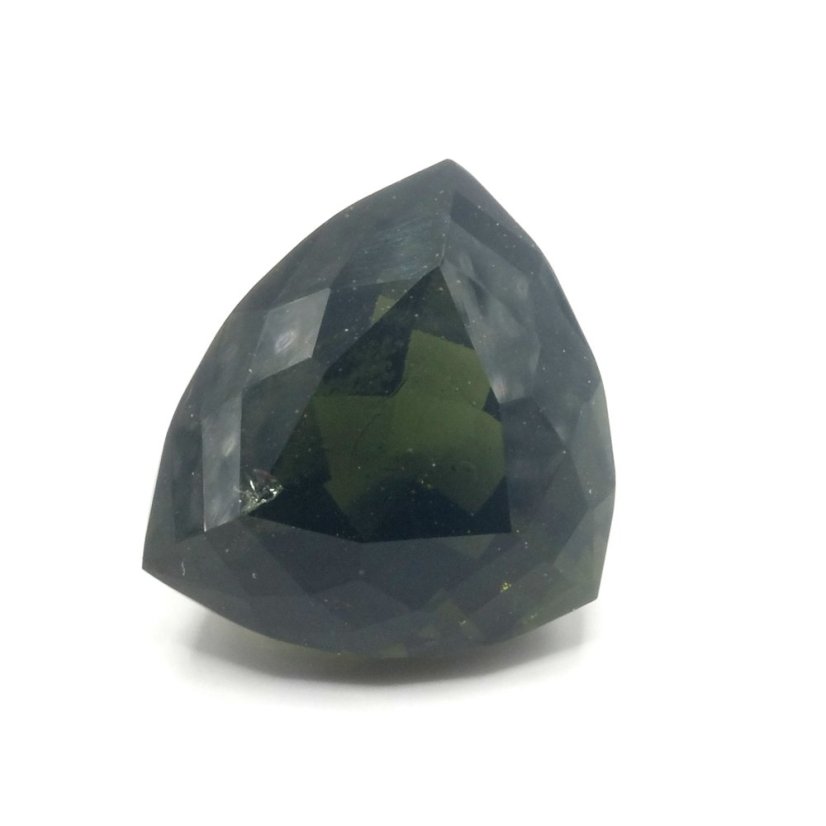 Moldavite cut - fantasy cut - 12.36 ct