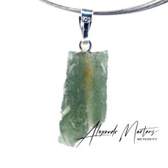 Moldavite sterling silver pendant 1.81 grams