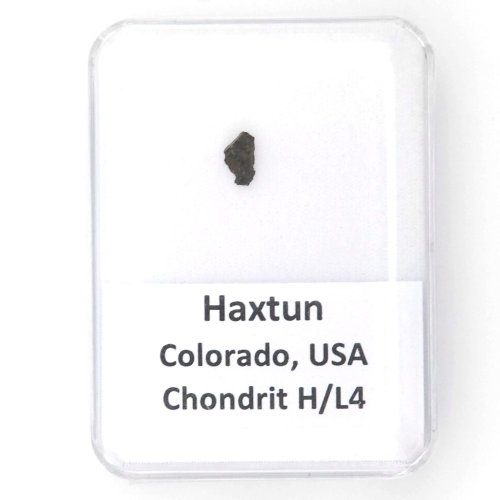 Kamenný meteorit - Haxtun - 0,067 gramů