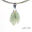 Moldavite sterling silver pendant - 0.90 grams