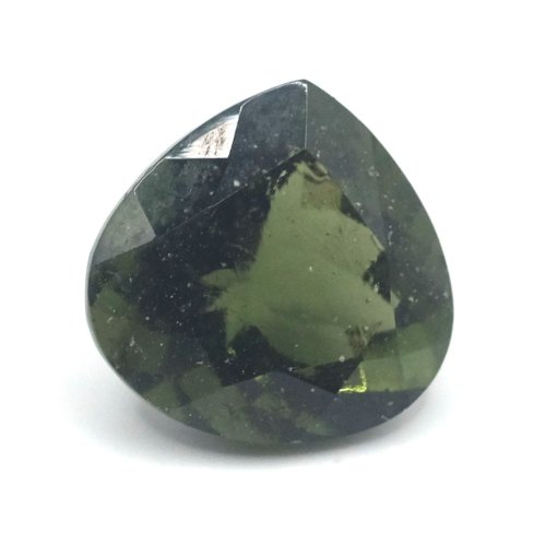 Vltavín broušený - kapka - 3,848 ct