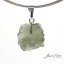 Moldavite sterling silver pendant - 1.24 grams