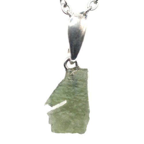 Pendant with Natural Moldavite 0.74 g – A Jewel with a Cosmic Soul