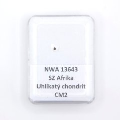 Uhlíkatý chondrit - NWA 13643 - 0,002 gramů
