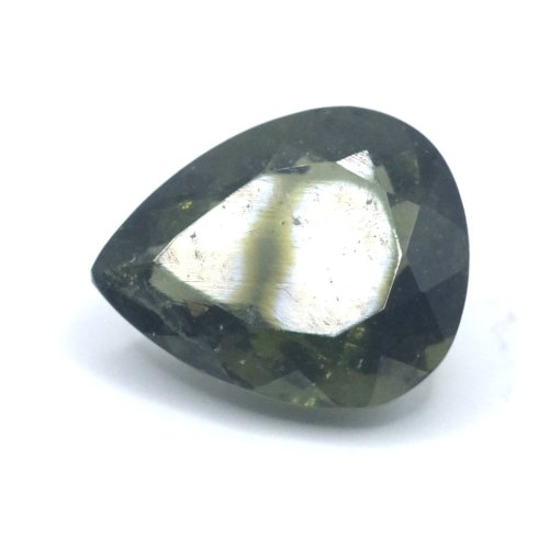 Moldavite cut - pear shape - 3.699 ct