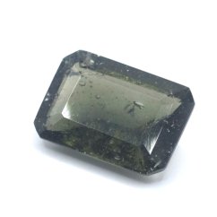 Moldavite cut - octagon - 3.646 ct