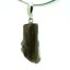 Moldavite pendant rhodium-plated silver 2.72 grams, SPERK3355