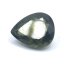 Moldavite cut - pear shape - 3.699 ct