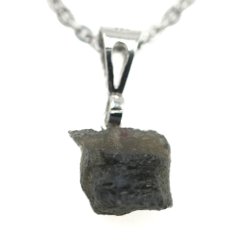 Stříbrný přívěšek s vltavínem 1,51 g - šperk s duší vesmíru