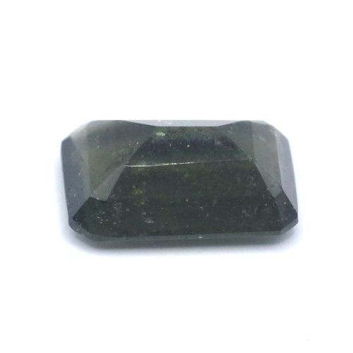 Moldavite cut - octagon - 3.646 ct