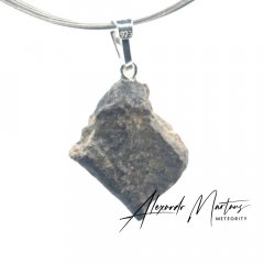Stone meteorite - pendant silver 4.91 grams