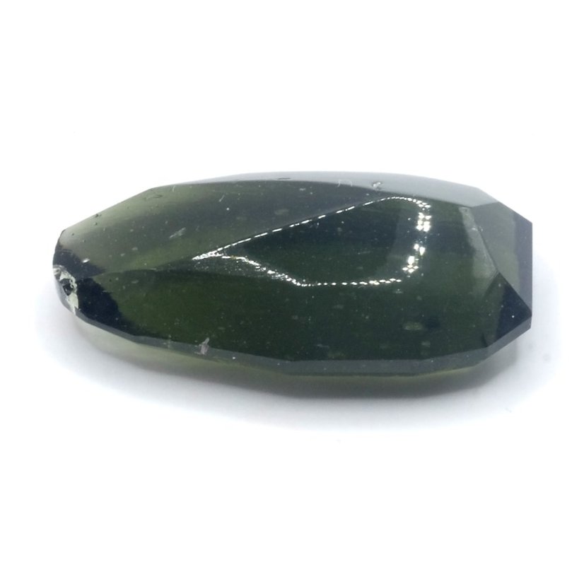 Moldavite cut - fantasy cut - 13.49 ct