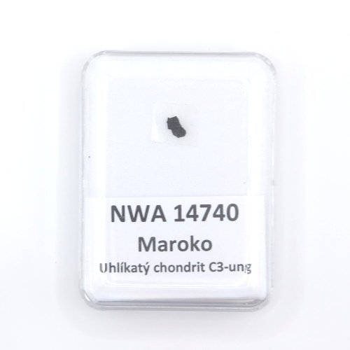 Uhlíkatý chondrit - NWA 14740 - 0,030 gramů
