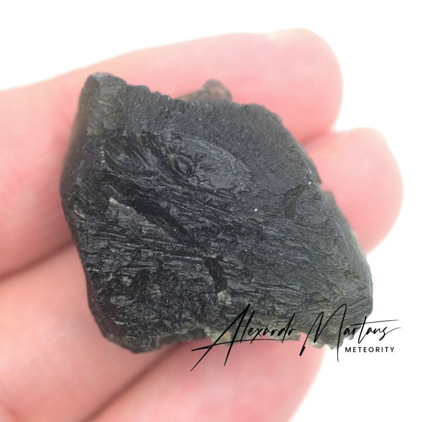 Moldavite 16.26 grams - museum grade