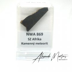 Kamenný meteorit - NWA 869 - 3,61 gramů